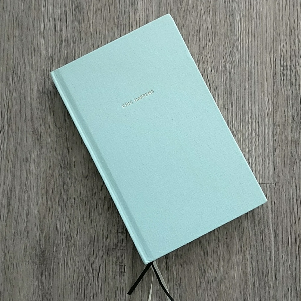 NWOT Kate Spade "Chic Happens" Hardcover Notebook